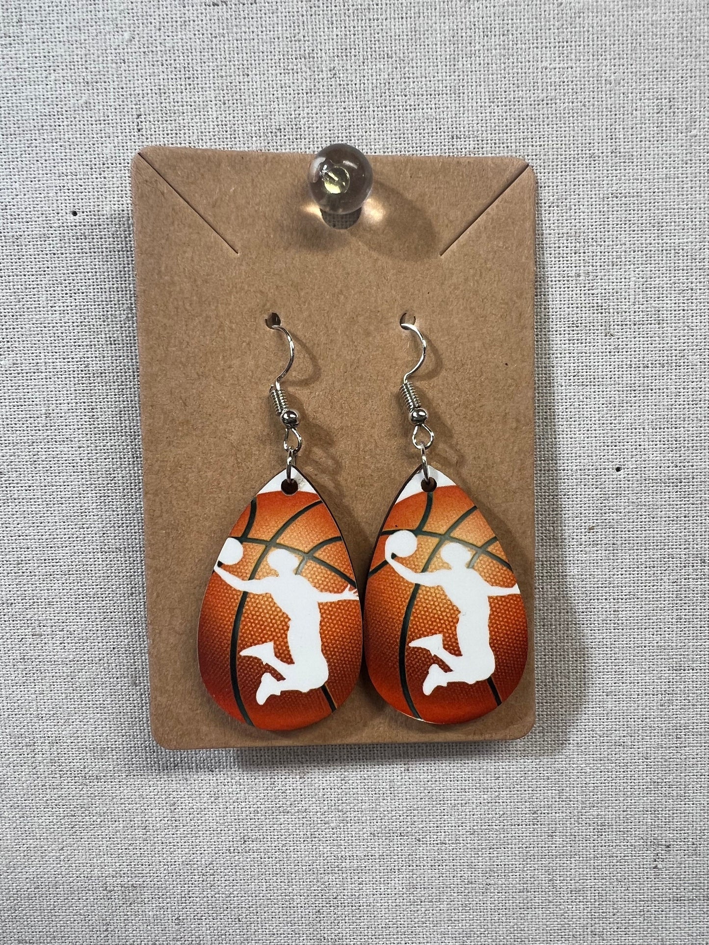 Basketball Earrings