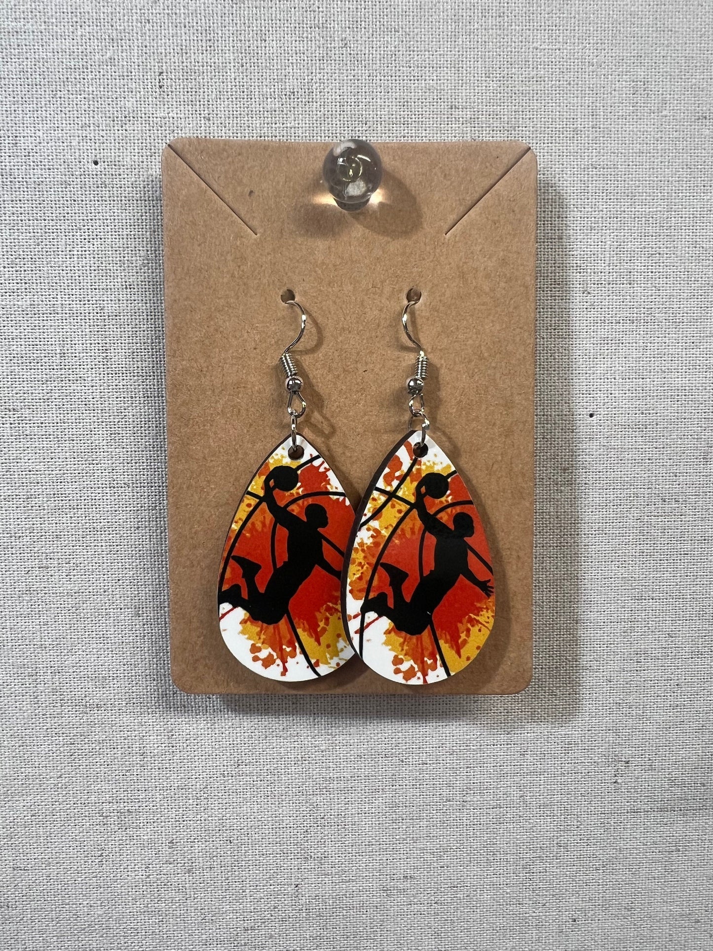 Basketball Earrings
