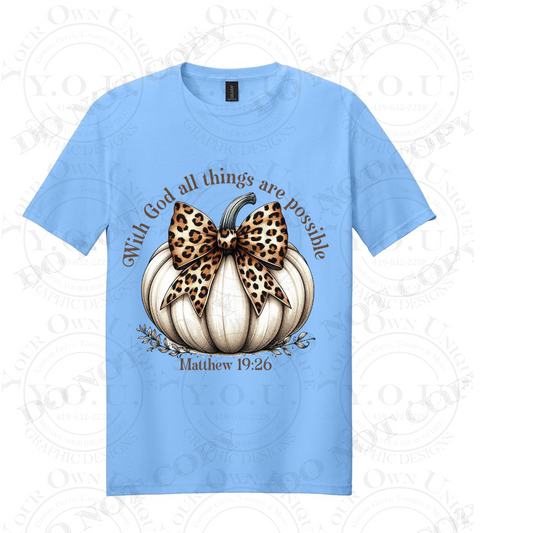 With God all things are possible (T-SHIRT)