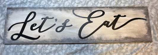 Let's Eat Sign