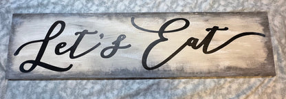 Let's Eat Sign