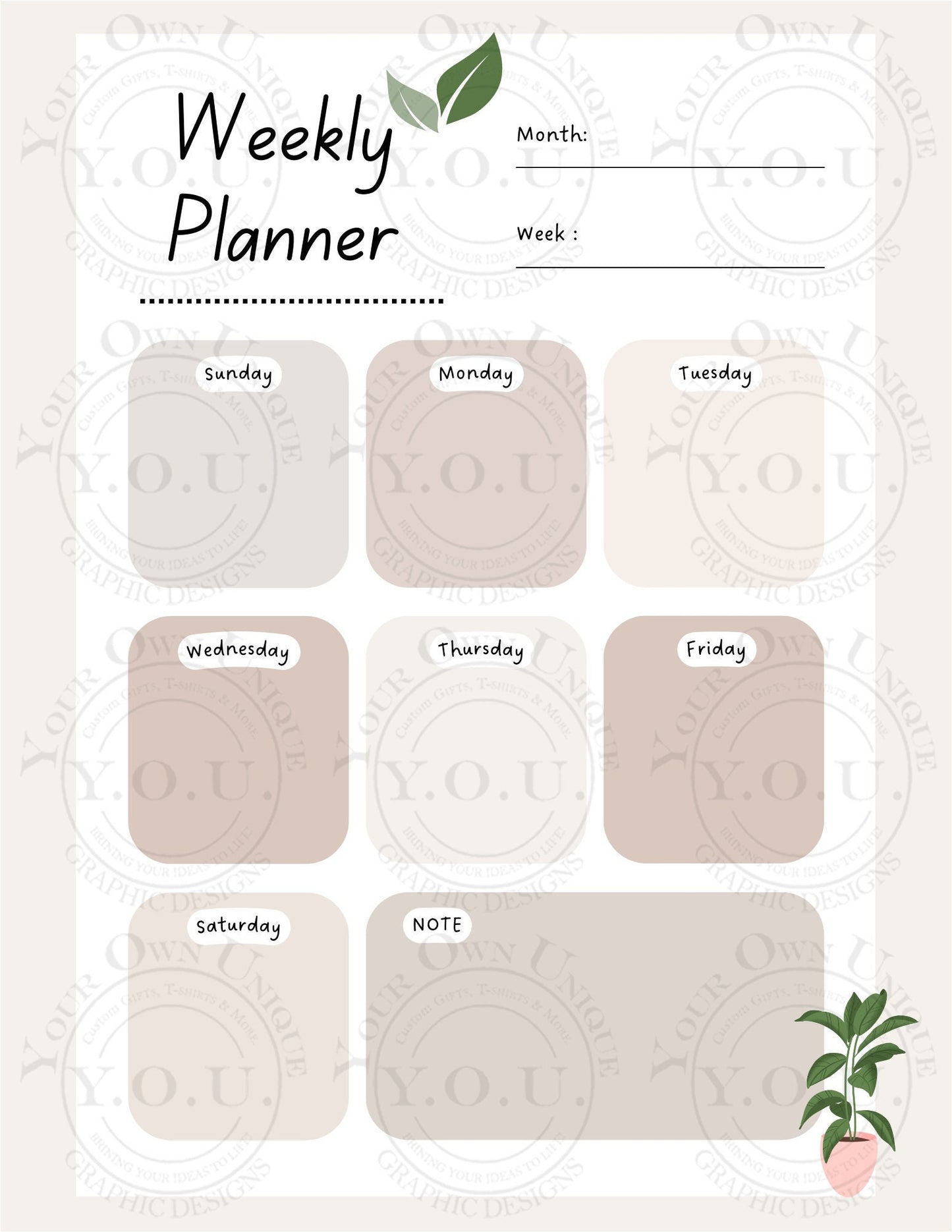 Weekly Planner Digital Planner